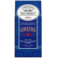 Кофе молотый Compagnia Dell`Arabica Puro Arabica Con Estratto Al Ginseng, 250 гр.